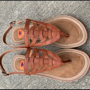 Strappy Brown Summer Sandals